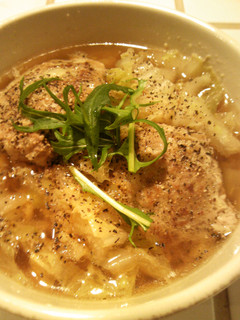 肉団子と白菜のスープ煮-レシピのメイン写真