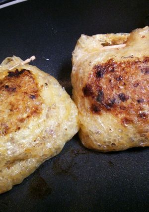 キムチ＆コンビーフ＆納豆包み-レシピのメイン写真