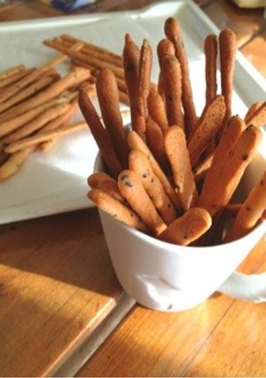 超簡単！黒ごま スティッククッキー-レシピのメイン写真