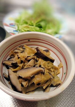 おばんざい☆湯葉と干ししいたけの煮物-レシピのメイン写真