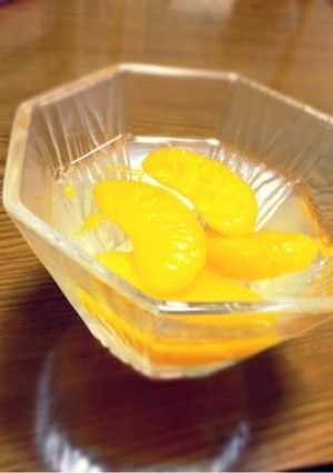 。・゜・みかんゼリー・゜・。-レシピのメイン写真
