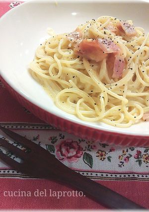 カルボナーラ-レシピのメイン写真