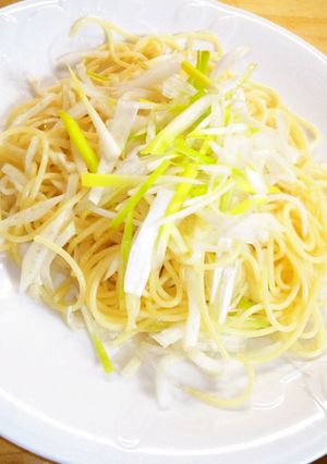 大根とねぎのシンプルパスタ-レシピのメイン写真