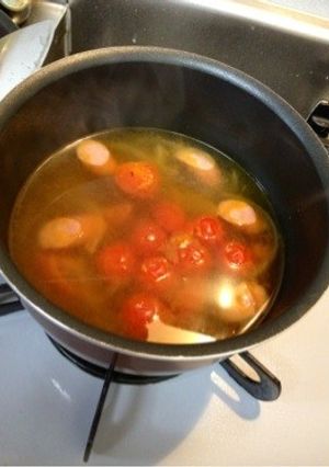 簡単‼ミニトマトの洋風スープ-レシピのメイン写真