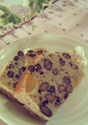 ＊黒豆好きの黒豆と栗のパウンドケーキ＊-レシピのメイン写真