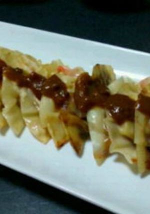 【リメイク☆残りカレーで海老チーズ餃子】-レシピのメイン写真