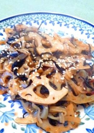 レンコンとビーフンの南国味噌炒め-レシピのメイン写真