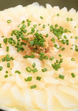 愛知の魚100選　マトウダイの肝和え-レシピのメイン写真