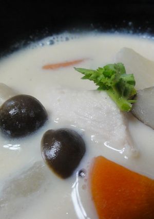 みそ風味なホットミルクスープ-レシピのメイン写真