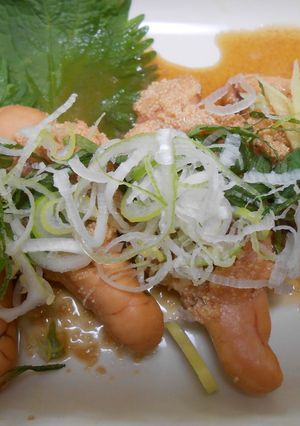 たらこの煮つけ・薬味添え-レシピのメイン写真