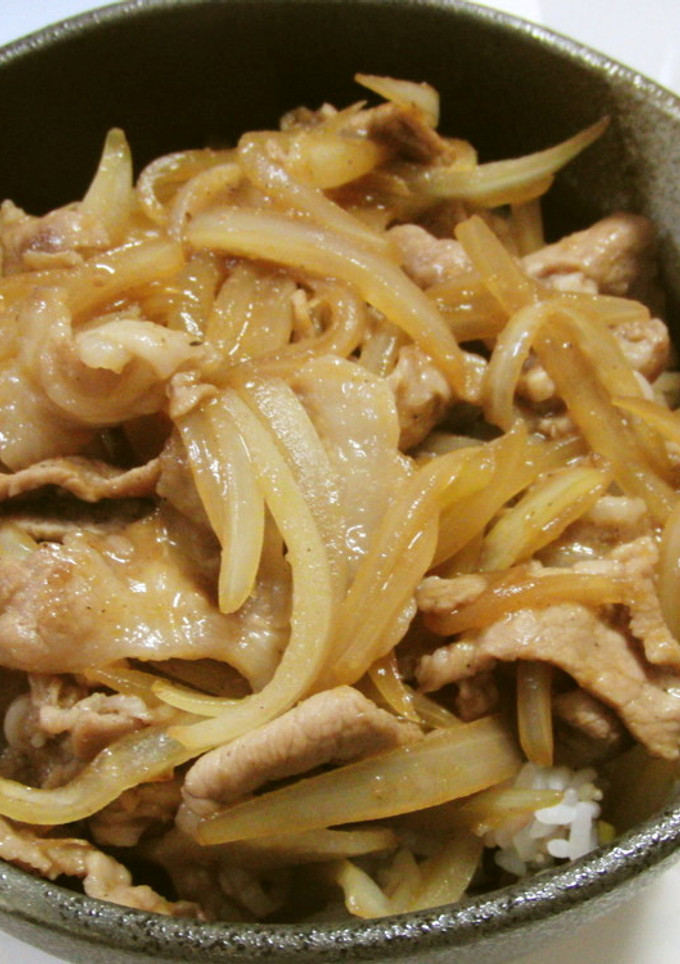 安くて早くてもちろんおいしい☆洋風豚丼-レシピのメイン写真
