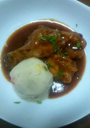プチお洒落♪俺流の鶏手羽元の黒ビール煮-レシピのメイン写真