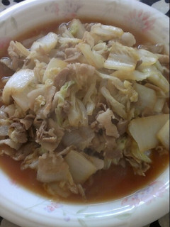 豚バラと白菜のポン酢炒め!-レシピのメイン写真