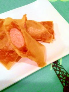 2つの具で!美味しいピザ風春巻き★-レシピのメイン写真