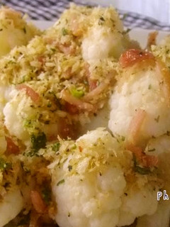 カリフラワーのベーコンパン粉がけ-レシピのメイン写真