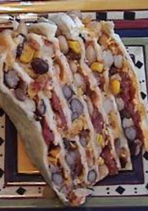 Seven Layer Tortilla Pie-レシピのメイン写真