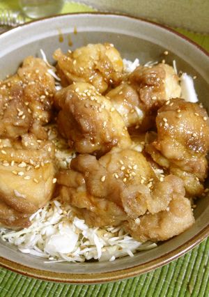 【男子・旨い・安い】農大名物唐揚げ丼！-レシピのメイン写真