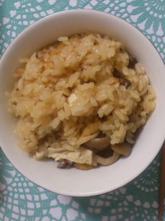 きのこと油揚げの炊き込みご飯-レシピのメイン写真