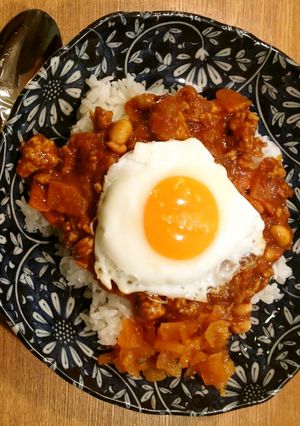 フライパンひとつ♪お豆と大根キーマカレー-レシピのメイン写真