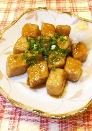 ＊赤身のマグロで和風サイコロステーキ＊-レシピのメイン写真