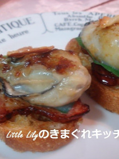 牡蠣のブルスケッタ-レシピのメイン写真