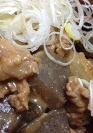 牛肉とこんにゃく＊どて煮風-レシピのメイン写真