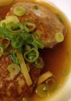 中華風豚ミンチ煮込みハンバーグ-レシピのメイン写真