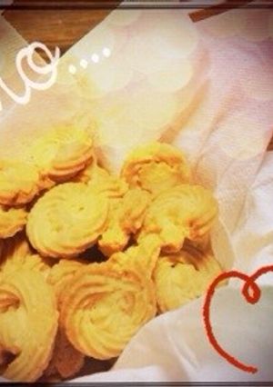 絞り出しクッキー-レシピのメイン写真