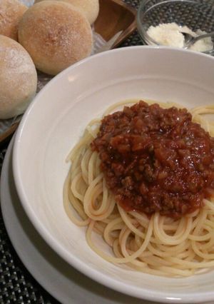 簡単すぐできる♪スパゲッティミートソース-レシピのメイン写真