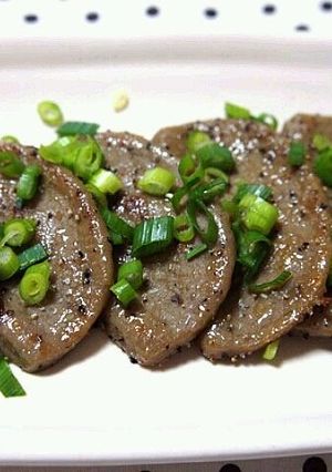 ♥黒はんぺんのブラックペッパー焼き♥-レシピのメイン写真