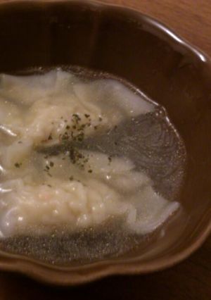とりごぼうワンタンスープ-レシピのメイン写真