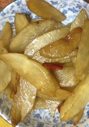ヤーコンのきんぴら風味炒め-レシピのメイン写真