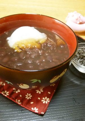 覚書。鏡開きにぜんざいw-レシピのメイン写真