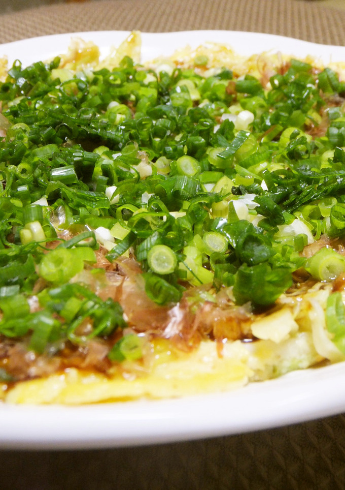 キャベツとちくわの卵焼き☆お好み焼き風-レシピのメイン写真