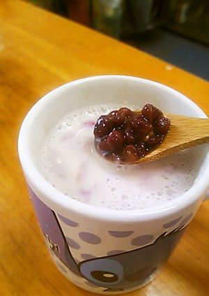 身体ぽかぽか✿甘酒いちご小豆ミルク✿-レシピのメイン写真