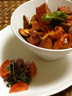 韓国家庭料理❀豚ばら肉の甘辛炒め-レシピのメイン写真