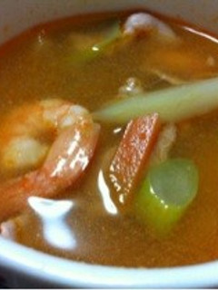 ホッとキムチスープ-レシピのメイン写真