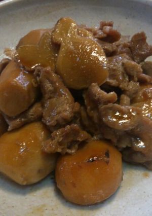 簡単♪里芋と豚肉の煮物-レシピのメイン写真