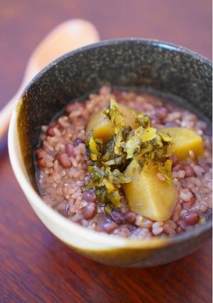 小豆と薩摩芋の玄米粥-レシピのメイン写真