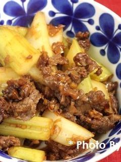牛肉とセロリの炒め煮-レシピのメイン写真