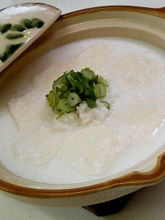ホットミルクみぞれ豆腐-レシピのメイン写真