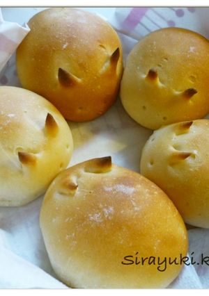手ごね あんぱん：うさぎちゃん-レシピのメイン写真