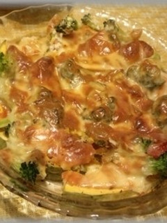 ブロッコリーとカボチャ等のチーズ焼き-レシピのメイン写真