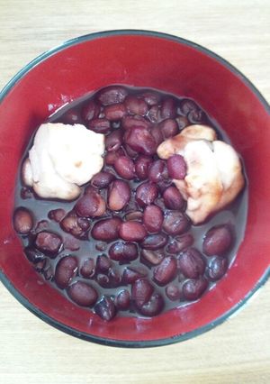 圧力鍋で豆からぜんざい-レシピのメイン写真