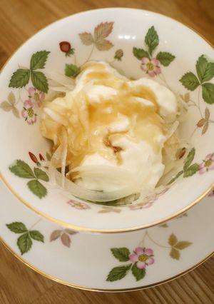 私の朝食ダイエット❀　玉ねぎヨーグルト♪-レシピのメイン写真