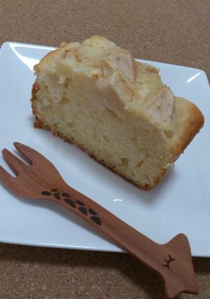 卵1個でアップルパウンドケーキ-レシピのメイン写真