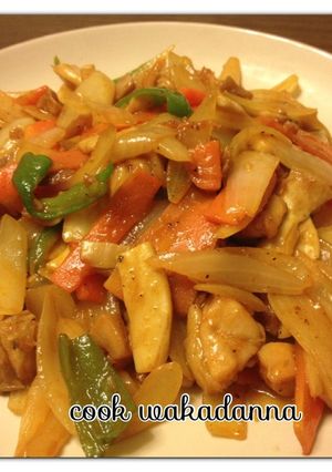 お手軽簡単中華☆鶏と野菜の甘辛味噌炒め-レシピのメイン写真