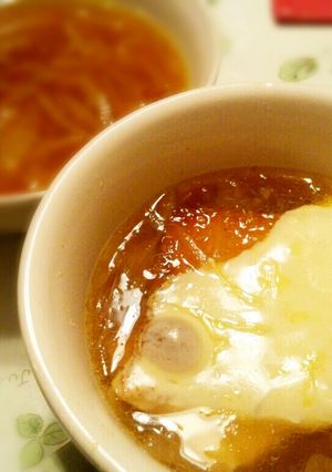 なんちゃってオニオングラタンスープ-レシピのメイン写真
