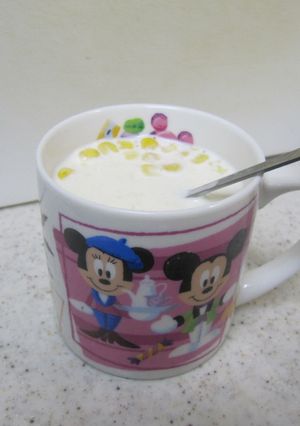 ホットミルクで作るコーンスープ-レシピのメイン写真