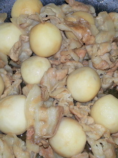 里いもと豚バラ肉の甘辛煮-レシピのメイン写真